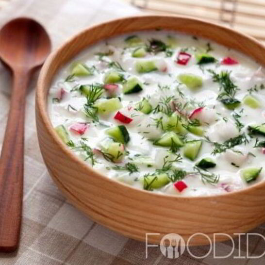 Рецепт окрошки на уксусе