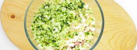 окрошка на воде с уксусом. Шаг 9