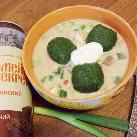 Рецепт окрошки острой