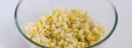 окрошка с адыгейским сыром и морковью. Шаг 7