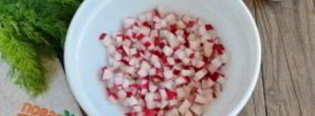 окрошка с колбасой. Шаг 3