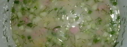 окрошка с лимонным соком sicilia. Шаг 7