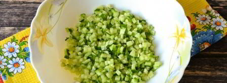 окрошка с редиской на квасе. Шаг 5