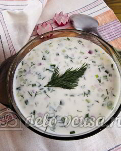 Окрошка с редиской