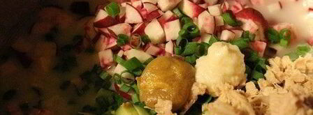 окрошка с таном и ледяным квасом. Шаг 5