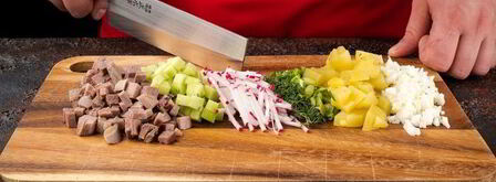 окрошка с языком. Шаг 3