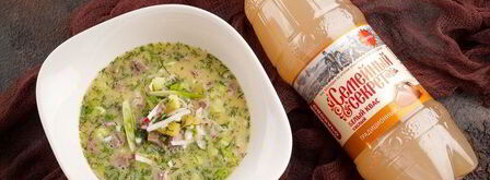 окрошка с языком. Шаг 6