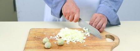 вегетарианская окрошка на кефире. Шаг 3