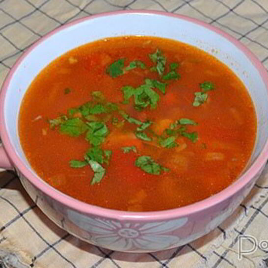 Рецепт куриного супа с овощами по-мексикански