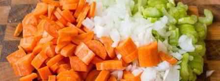 летний овощной суп с красной фасолью. Шаг 5