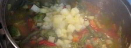 минестроне овощной. Шаг 9