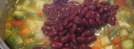 минестроне овощной. Шаг 10