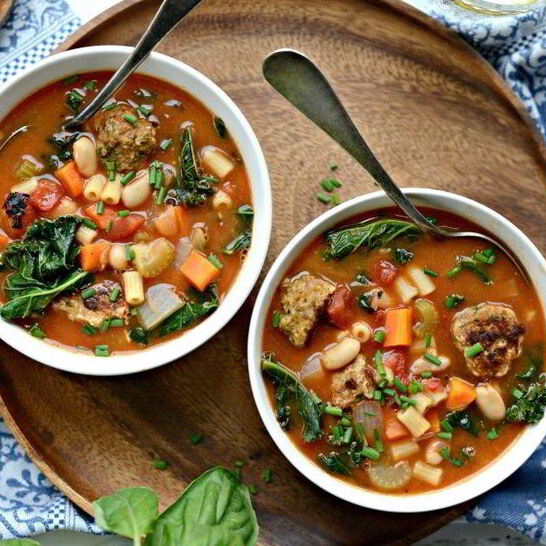 Рецепт минестроне с индейкой