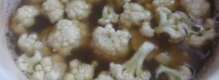 овощной суп с машем и цветной капустой. Шаг 9