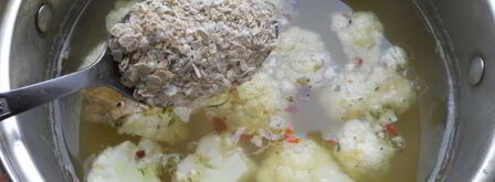 овощной суп с цветной капустой и фрикадельками. Шаг 8