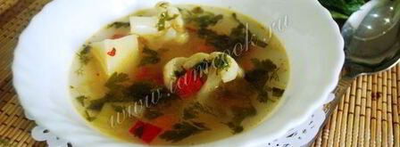 овощной суп с цветной капустой. Шаг 7