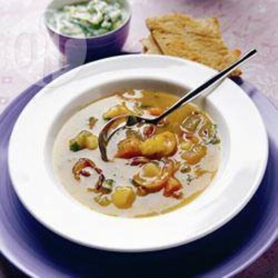 Рецепт пряного овощной суп маллигатони