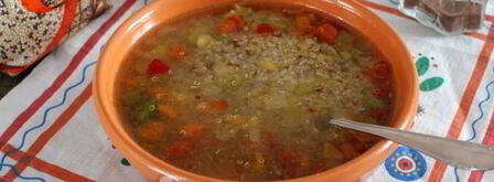 суп овощной с киноа. Шаг 11