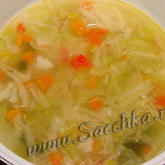 Рецепт супа овощной с сельдереем