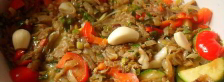 запеченный овощной суп с мясными фрикаделями. Шаг 6