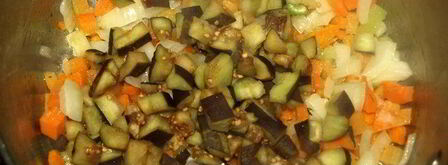 чечевичная похлебка с овощами и пепперони. Шаг 6