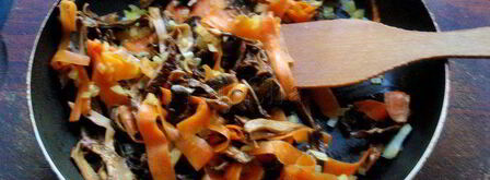 грибная похлебка с перловкой и курицей. Шаг 7