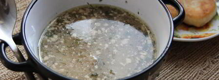 куриная похлебка с грецкими орехами. Шаг 10