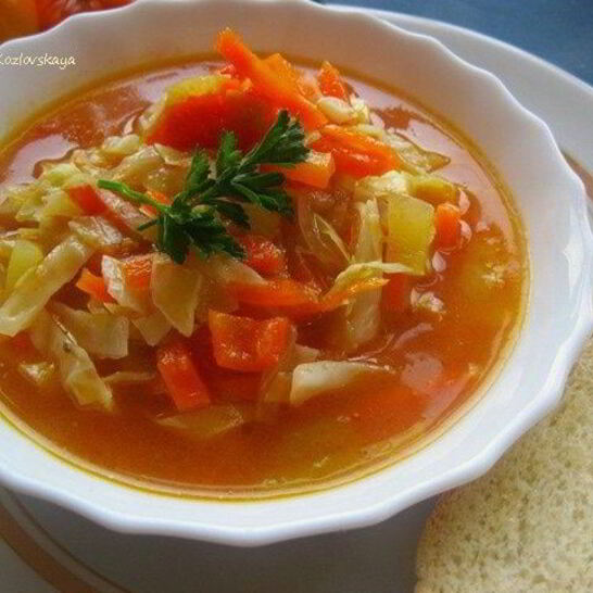 Рецепт марокканской овощной похлебки с гренками