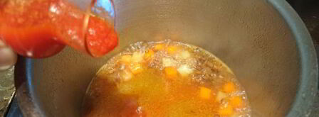 похлебка с чечевицей и черносливом. Шаг 9