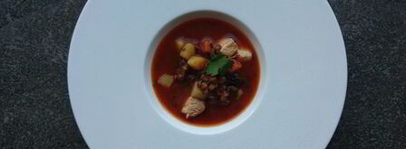 похлебка с чечевицей и черносливом. Шаг 11