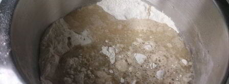 пшенично-ржаные лепешки. Шаг 4