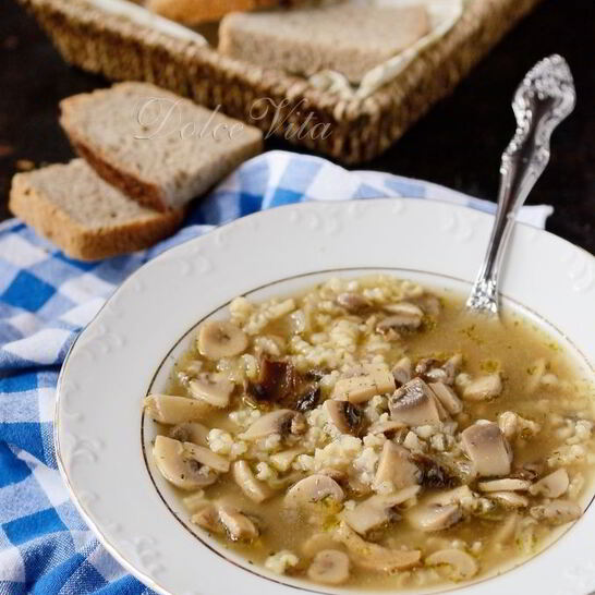 Рецепт русской грибной похлебки