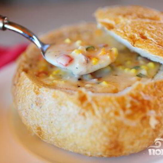 Рецепт сырно-кукурузной похлебка