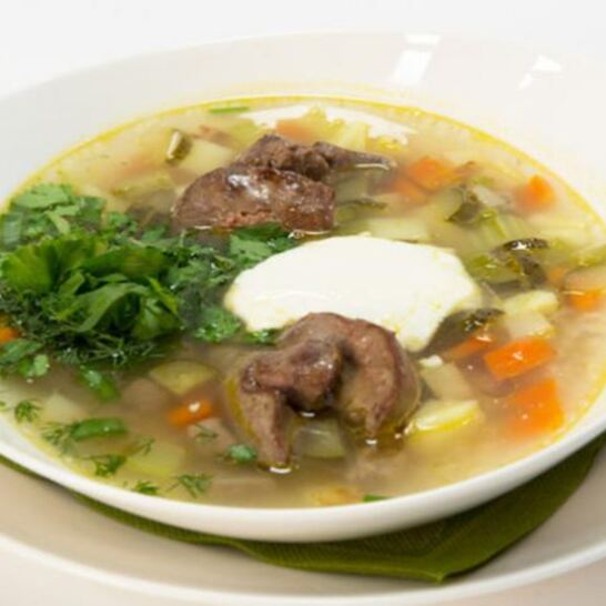 Рецепт рассольника из глазного мускула с потрошками