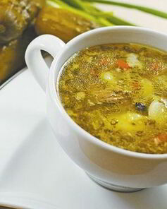 Рассольник из свинины