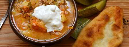 рассольник с овсянкой. Шаг 13