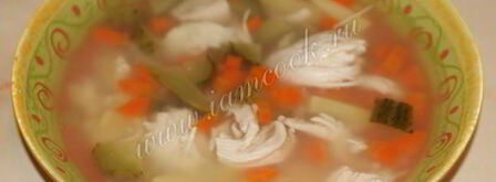 рассольник с рисом и куриной грудкой. Шаг 12