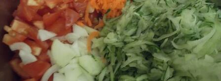 рассольник со свежими огурцами и перловкой. Шаг 3