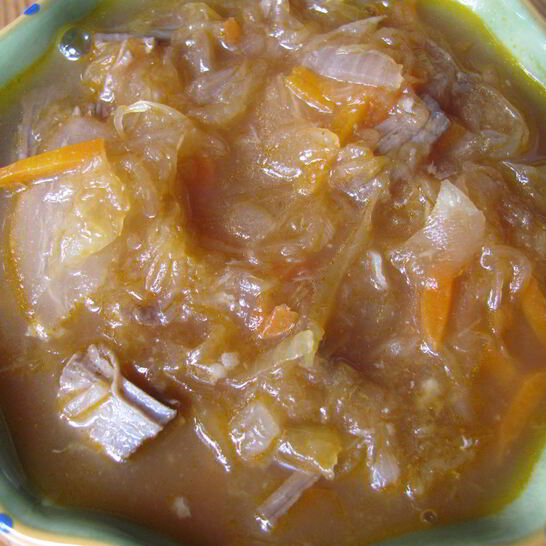 Рецепт казахских щей из кислой капусты