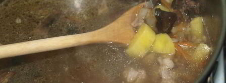 кислые щи с сухими грибами. Шаг 10