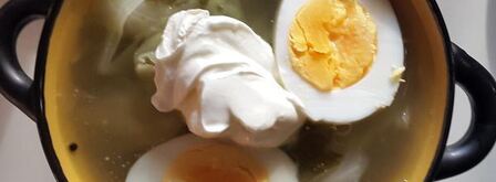 постные щи с капустой и щавелем. Шаг 8