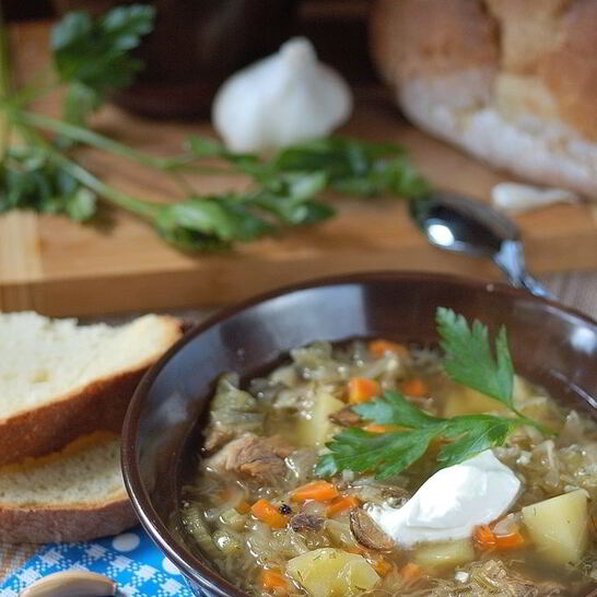 Рецепт щей богатых русских