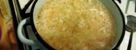 щи из квашеной капусты с тушенкой. Шаг 3