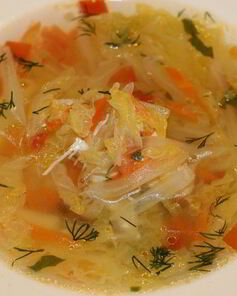 Щи из пекинской капустой