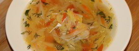 щи из пекинской капустой. Шаг 7