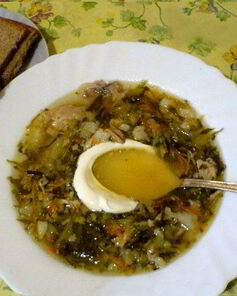 Щи из щеницы