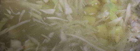 щи из свежей капусты с пшеничной крупой. Шаг 5