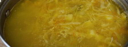 щи из свежей капусты с пшеничной крупой. Шаг 8