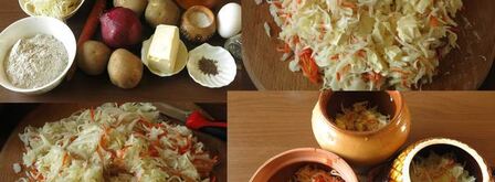 щи на утином бульоне в горшочке. Шаг 3