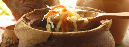 щи на утином бульоне в горшочке. Шаг 8